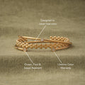 Bruce & Co Mirari – Pavé Disc End Cuff Bracelet
