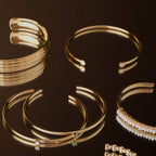 Bruce & Co Mirari – Pavé Disc End Cuff Bracelet