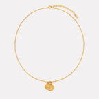 Bruce & Co Sun and Crescent Moon Necklace, Steel