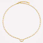 Bruce & Co Muse – Mother of Pearl Paperclip Choker