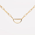 Bruce & Co Muse – Mother of Pearl Paperclip Choker
