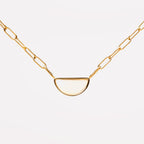 Bruce & Co Muse – Mother of Pearl Paperclip Choker