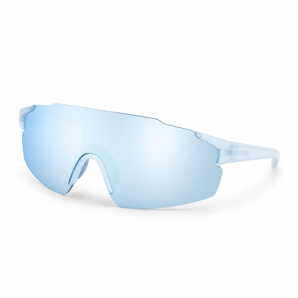 NASH Ice Blue Lightweight Shield Sunglasses 3