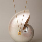 Bruce & Co Starlight – Star-Set Zirconia Tag Necklace