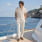 Norerino outfit styled on a yacht deck
