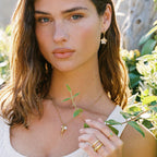 Bruce & Co Ocean – Shell, Pearl and Green Charm Necklace