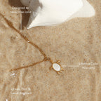 Bruce & Co Guardian – Mother of Pearl Turtle Necklace
