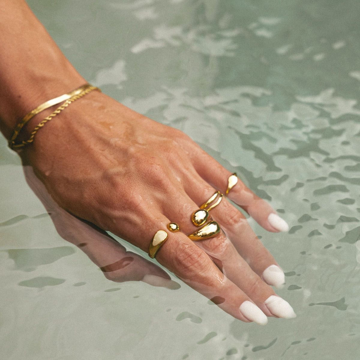Bruce & Co Double Twist – Open Wrap Statement Ring