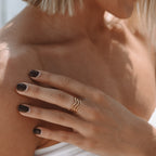 Bruce & Co Ocean – Triple Wave Band Ring