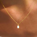 Bruce & Co Oval Simulated Opal Pendant Necklace, 45 cm