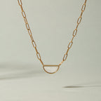 Bruce & Co Muse – Mother of Pearl Paperclip Choker