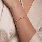 Bruce & Co Lovina – Freshwater Pearl Station Bracelet, 16 cm