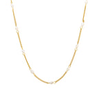 Bruce & Co Freshwater Pearl Station Choker, 37 cm