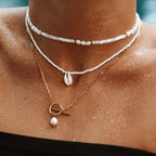 Bruce & Co La Isla – Freshwater Pearl Toggle Necklace, 45 cm
