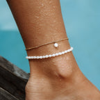 Bruce & Co Fiji – Freshwater Pearl Anklet, 22 cm
