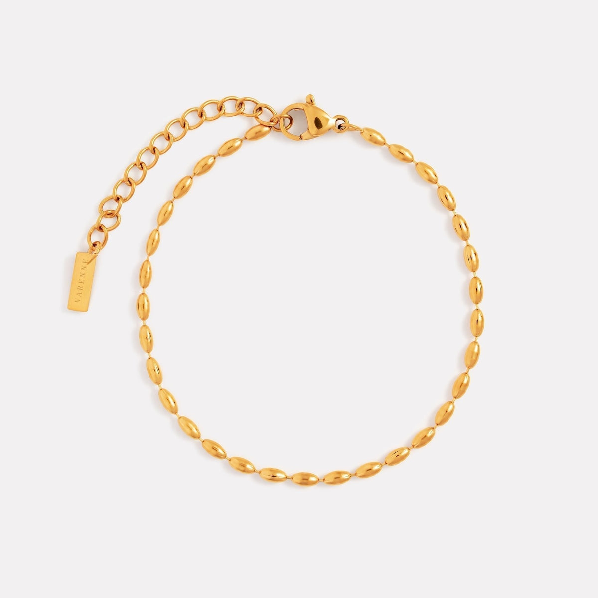 Bruce & Co Pebble Link Bracelet, 2 mm, Stainless Steel