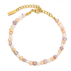 Bruce & Co Perla Rosa – Pink Freshwater Pearl Anklet