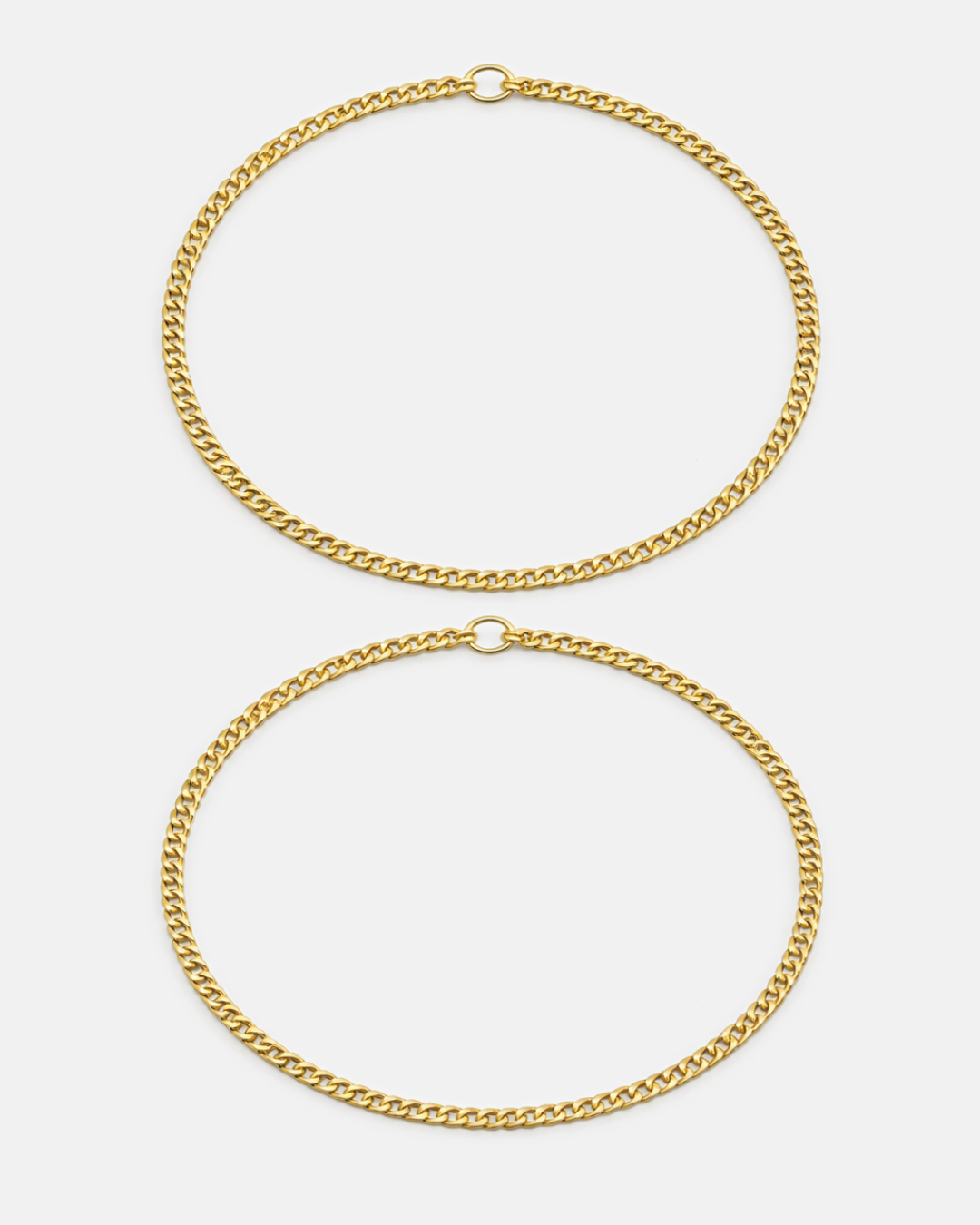 Bruce & Co Men’s Permanent Couple Bracelet Set, 2 Pieces, Gold-Plated