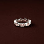 Bruce & Co Peony – Pink Zircon Teardrop Eternity Ring