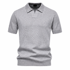 Quinrel Light Grey — single polo shirt on white background