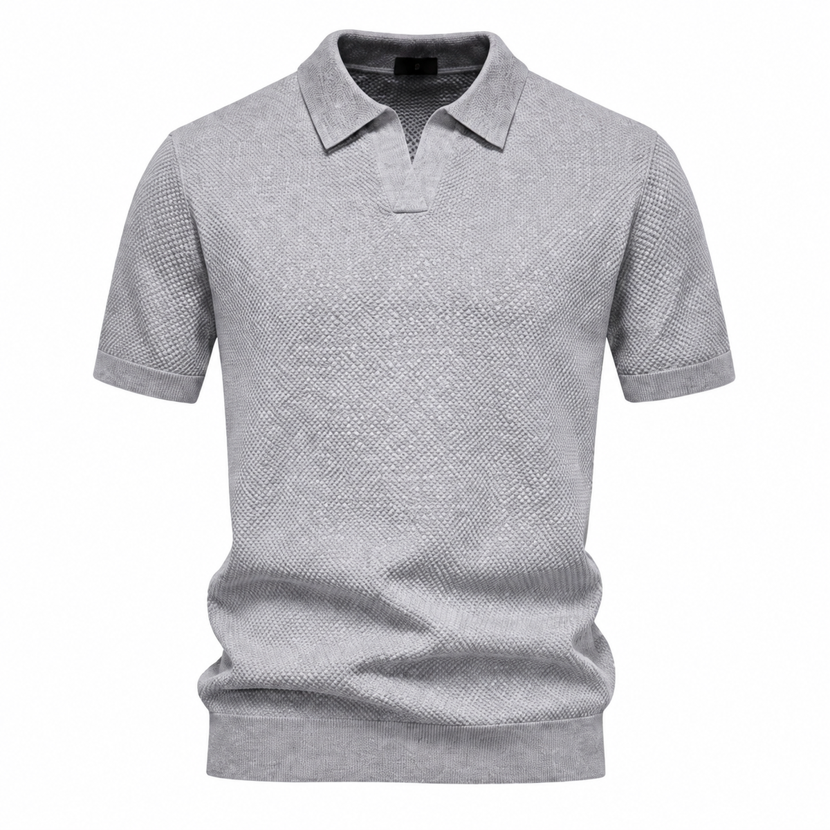 Quinrel Light Grey — single polo shirt on white background