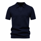 Quinrel Navy — single polo shirt on white background