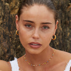 Bruce & Co Rainbow Enamel Choker Necklace, 39 cm
