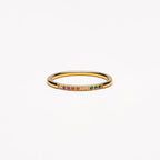 Bruce & Co Golden Hour – Rainbow Zircon Band Ring