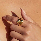 Bruce & Co Double Twist – Open Wrap Statement Ring