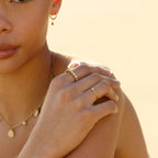 Bruce & Co Horizontal Zircon Solitaire Ring, Steel