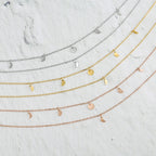 Bruce & Co Rio – Triple Layer Disc Charm Necklace