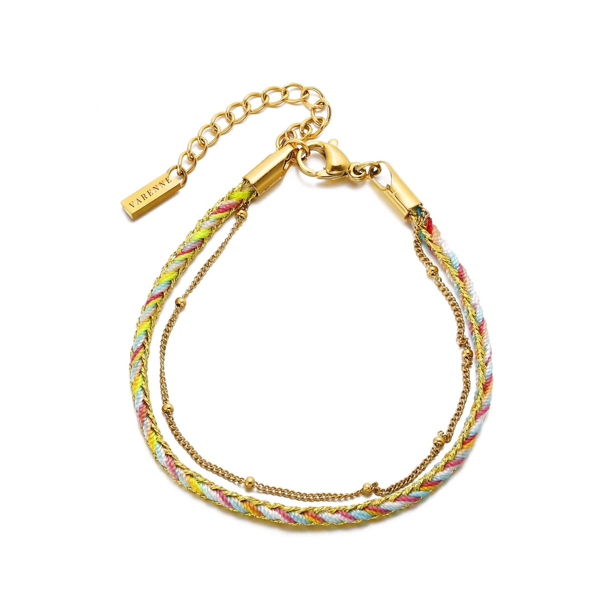 Bruce & Co Rio – Colorful Enamel Layered Bracelet, 16 cm