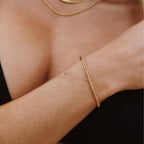 Bruce & Co Calvi – Rope Chain Bracelet, 3 mm, 16–20 cm