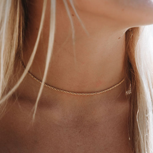 Bruce & Co Calvi – Rope Chain Necklace, 2 mm × 39 cm