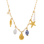 Bruce & Co Maré – Sea Charm and Freshwater Pearl Necklace