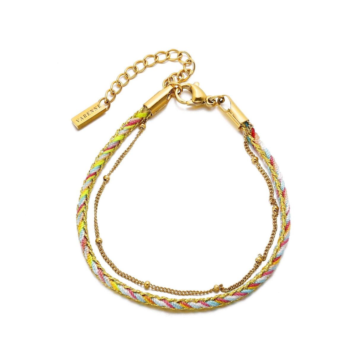 Bruce & Co Rio – Colorful Enamel Layered Bracelet, 16 cm
