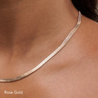 Bruce & Co Kauai – Herringbone Choker, 4 mm, 39–44 cm