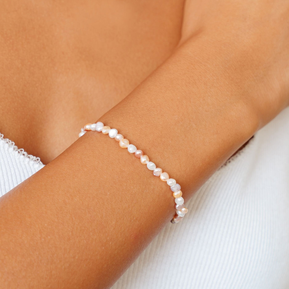 Bruce & Co Perla Rosa – Pink Freshwater Pearl Bracelet