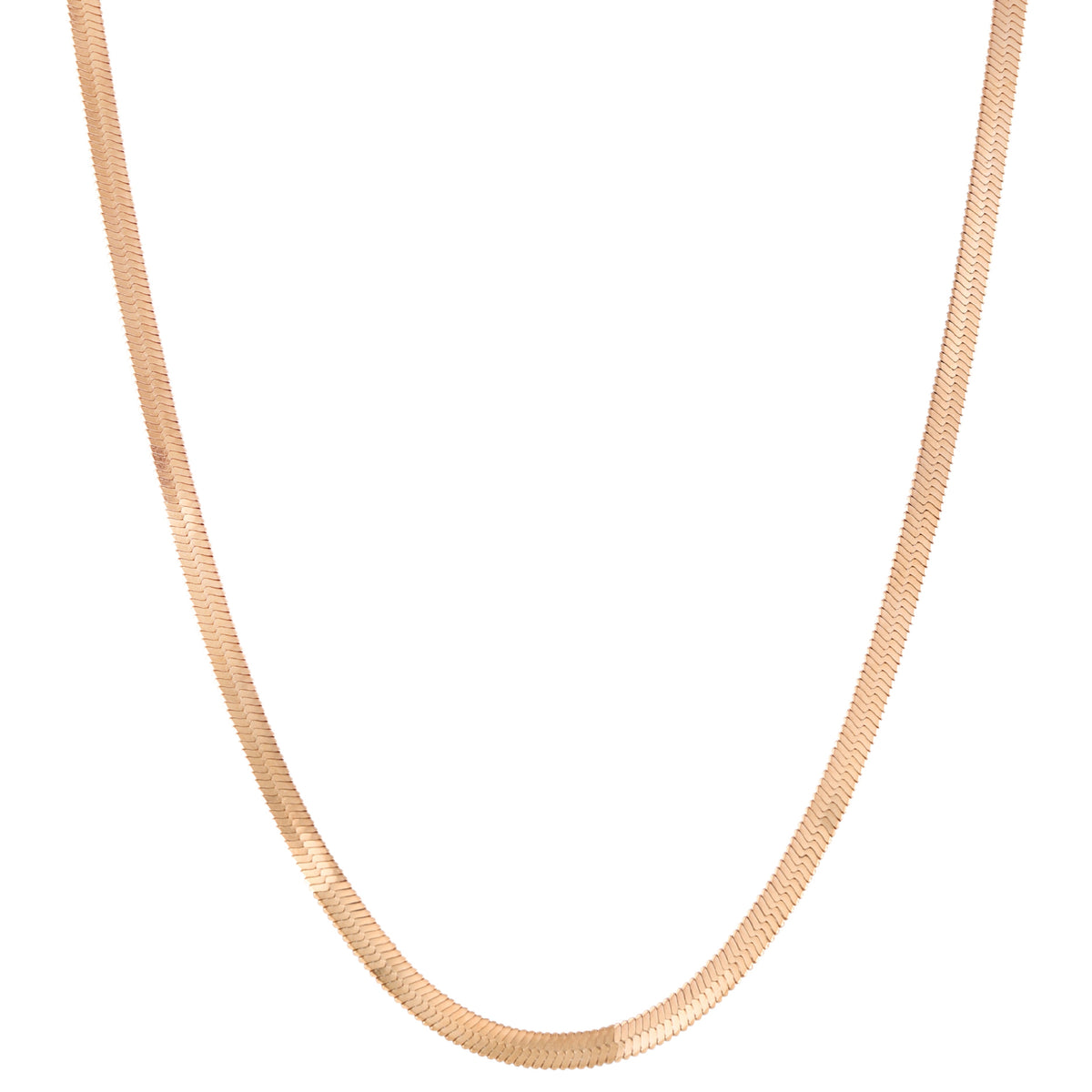 Bruce & Co Kauai – Herringbone Choker, 4 mm, 39–44 cm