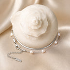 Bruce & Co Santorini – Herringbone and Pearl Layered Bracelet