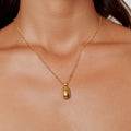 Bruce & Co Scarab Pendant Necklace, 22 mm, Steel
