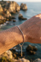 Bruce & Co Snake Chain Bracelet, 2 mm, Silver-Plated Steel, Adjustable