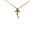 Bruce & Co Shark Pendant Necklace, 45 cm, Steel