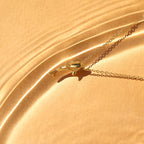 Bruce & Co Shark Pendant Necklace, 45 cm, Steel