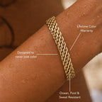 Bruce & Co Sifnos – Woven Chain Bracelet, 6 mm