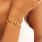 Bruce & Co Sifnos – Woven Chain Bracelet, 6 mm