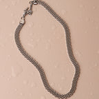 Bruce & Co Sifnos – Woven Chain Choker, 6 mm, Steel