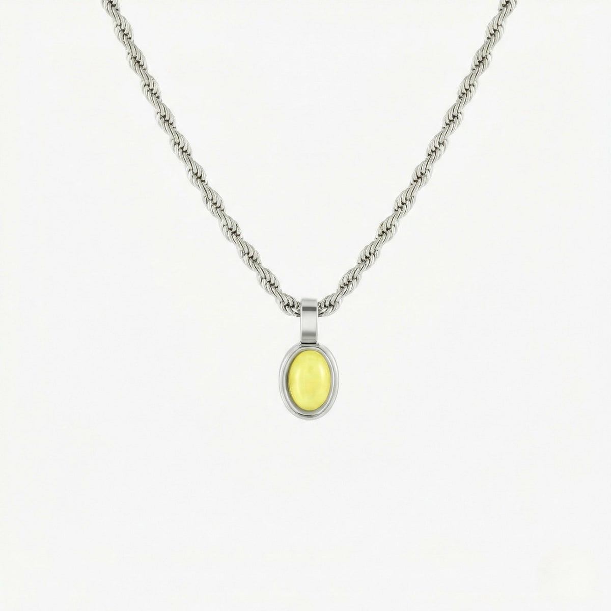 Bruce & Co Venetia – Oval Aventurine Rope Necklace