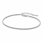 Silver stainless steel bracelet BR-1498S
