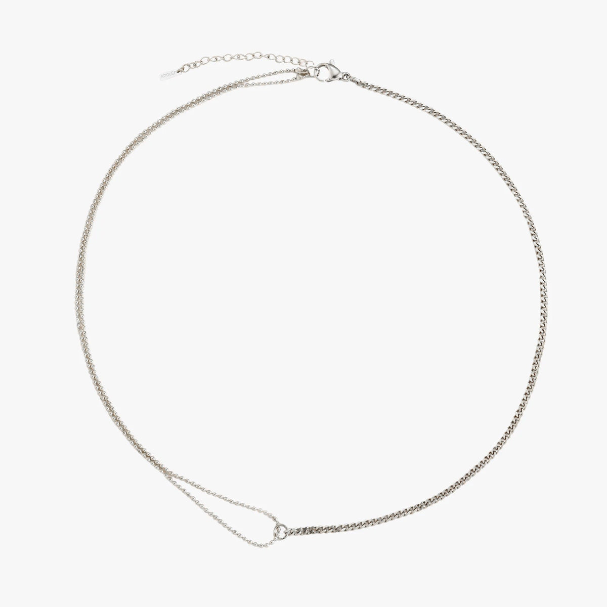 Bruce & Co Double Trouble – Split Chain Choker, 39 cm
